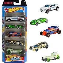 Hot Wheels CARS&Donuts 5台セット Hot Wheels „Let's Race – Na start!” Wyścigowe samochodziki 5